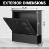 xydled Mailbox with Combination Lock,Large Capacity Wall Mounted Locking Security