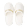Daido Gold Square Slippers, Approx. 9.3 - 9.8 inches (23.5