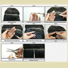 500 PCS 3.5 mm Light Brown Color Copper Tubes Beads Locks Micro Rings for I Tipped Human Hair Extensions