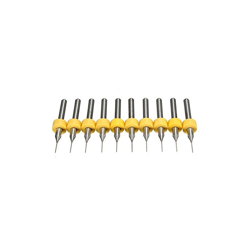 10 Pieces 0.4mm Carbide PCB Drill Bits, Print Circuit Board