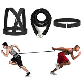 CAWKAY Assist Tube, Double Man Over Speed, For 2 People, Training Tube, Fitness, Resistance Belt, Soccer Speed (2.5m Type)