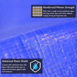 MAMMOTH Premium Mattress Storage Bag – Robust Protection for Moving & Storing – Shields Against Dust, Stains, and Pests (King - ULTRA)