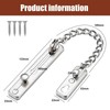 Safety Chain Door Lock Heavy Duty Latch with Spring Anti-Theft