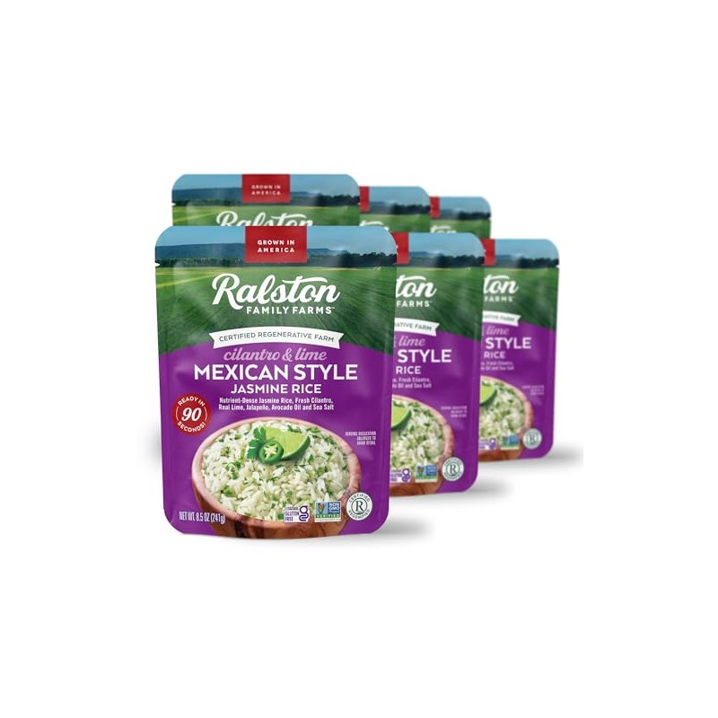 Ralston Family Farms Mexican Style Jasmine Rice, 8.5 OZ, Ready