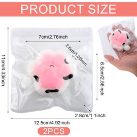 2pcs Cat Paw Squeeze Toys, Kawaii Taba Cat Paw Squishy Stress Lowering Sensory Toys Cute Soft Cat Paw Novelty Squeeze Fidget Toy for Home Office Ideal Relaxing Supplies and Gifts