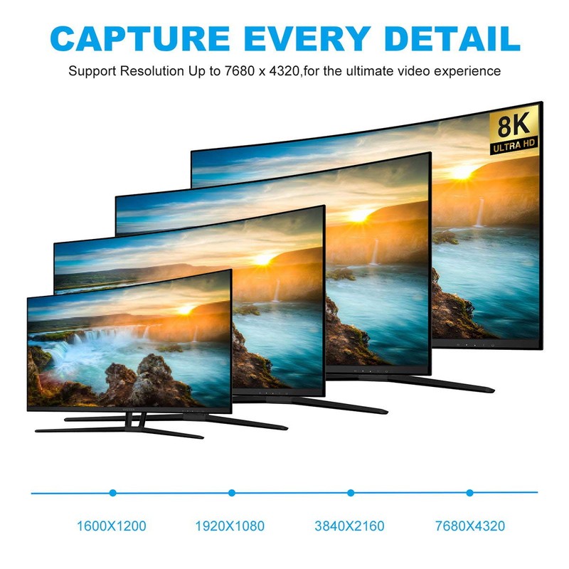 NFHK - Cable HDMI 2.1 Ultra HD UHD 8K 60Hz