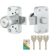 Miwa Lock NDZ-1 U9 Cylinder Mounting Book Lock, Complete Key
