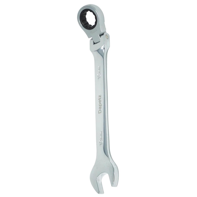 Dapetz ® 18mm Flexible Ratchet Spanner Wrench – Tool for