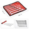 WINMAX TOOLS AUTOMOTIVE Open End Ratcheting Wrench Set, 7PCS Metric