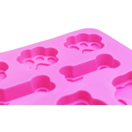Unbranded Value Set Dog Homemade Treat Mold, Puppy Dog Paw and One Dog Paw with Bone Mold
