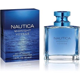 Nautica Midnight Voyage Eau de Toilette 1.6 fl oz (Pack of 1), Notes of Pink Pepper, Amber, and Mint, Men's Fragrance, Long Lasting, Everyday Fragrance, Travel Size