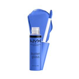 NYX PROFESSIONAL MAKEUP Butter Gloss - Blueberry Tart (Periwinkle Blue), Non-Sticky Formula