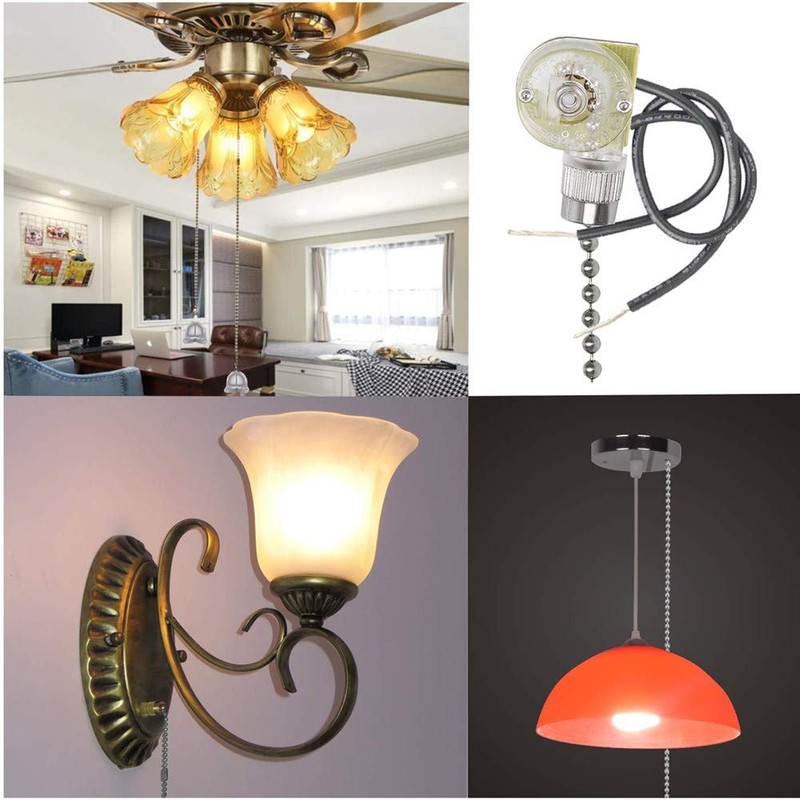 Zing Ear Ceiling Fan Light Switch - ON-Off Pull Chain,