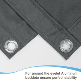 SUNNY GUARD Balcony Privacy Screen 90x300cm Fence Screen for Balcony and Patio Balcony Cover,UV protection windproof and waterproof,with Cable Ties,Dark Anthracite