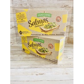 sanissimo 4x Salmas Horneadas Baked Corn Crackers Sanissimo pack of 3 total 80 Satchets