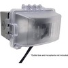 Sealproof 1-Gang Weatherproof in Use Outlet Cover | Horizontal/Vertical Outdoor