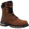 ROCKY Rams Horn Waterproof Composite Toe Work Boot, Brown, Size