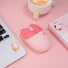 Cute Cat 2.4G USB Wireless Keyboard and Mouse Combo, Silent