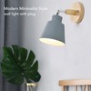 Wall Sconces Modern Minimalist Style Wood Art Decorative Grey Wall