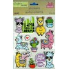 Crafter's Square "Pop-Up" Stickers/Autocollants (Llama)