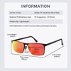 HGIOOIGH Men's Lightweight No Polarized Square Bifocal Reading Sunglasses