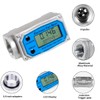 1 Inch Digital Turbine Fuel Flow Meter NPT Thread Electronic