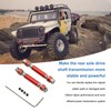 2PCS Front Rear Center Drive Shaft Aluminum Alloy Wear Resistant