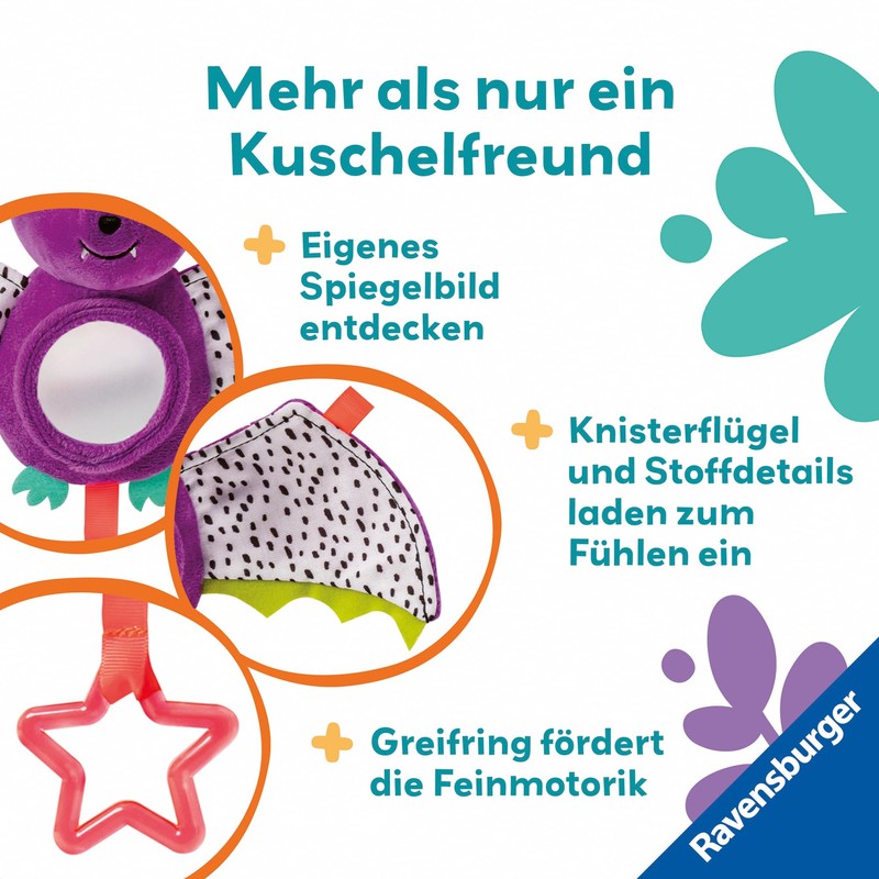 Ravensburger Play+ Baby Activity Bat - Baby Toy from 0