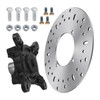 Front Wheel Hub & Brake Rotor & Wheel Studs for
