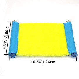 Bird Nest Bed Hammock Toy Hamster Warm Comfortable Hanging House Perch Stand for Parrot Parakeet Cockatiel African Grey Cockatoo Lovebird Conure Finch Chinchilla Rat Gerbil Cage Accessories