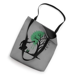 Tree Nature Motif For Sustainability And Environmental Tote Bag