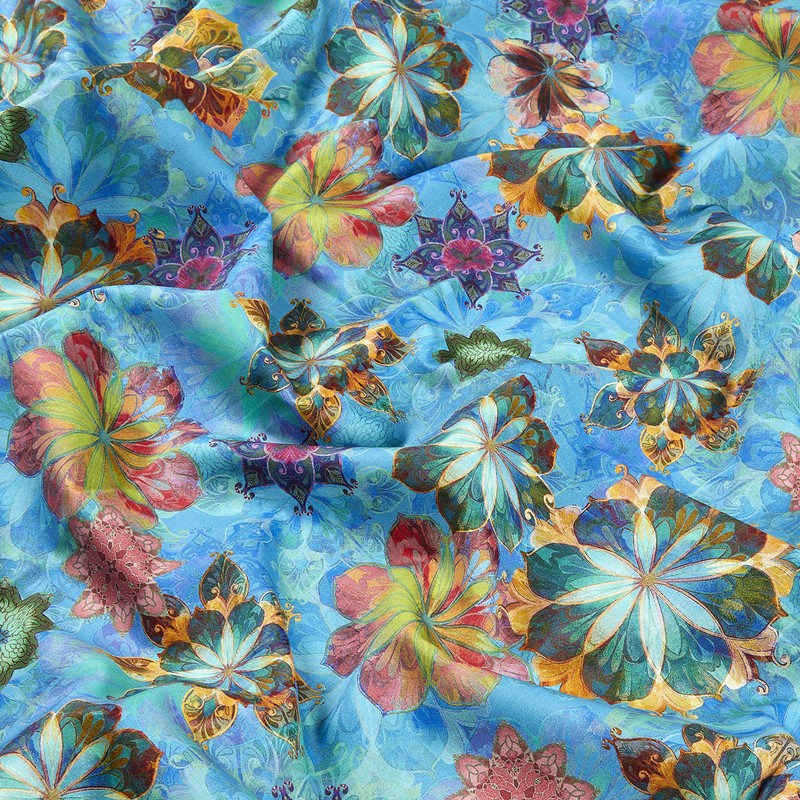 Robert Kaufman Kaufman Venice Large Flowers Fabric, Multi