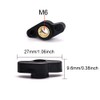 1/4" Wing Knobs Through Hole T Knobs Hand Screw Nut