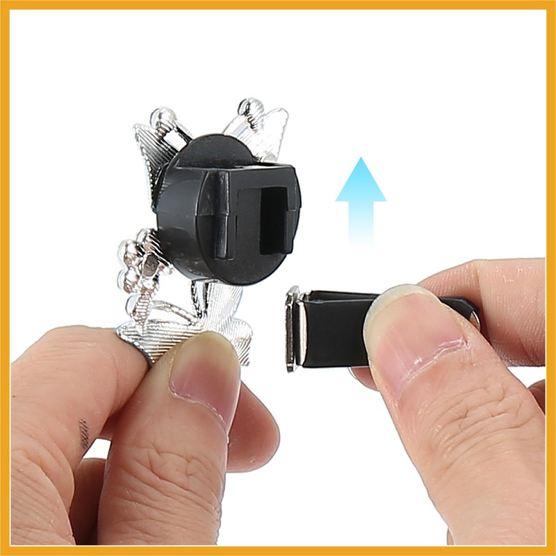 Partuto Car Air Conditioner Butterfly Shape Clips Outlet Vent Vent