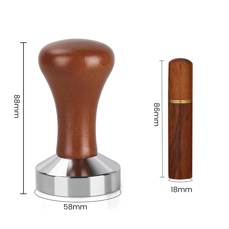 Tamper de Café Expreso de 58 mm, LENGSIDA Tamper para