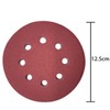 Maveek 50 Pieces 8 Holes Sanding Discs 120 Grit 5