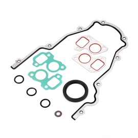 LIMICAR Timing Cover Set Water Pump Gaskets Crankshaft Seal TCS45993 Compatible with GM LS LS1 LS6 LS2 LS3 LQ9 LQ4 4.8 5.3 5.7 6.0