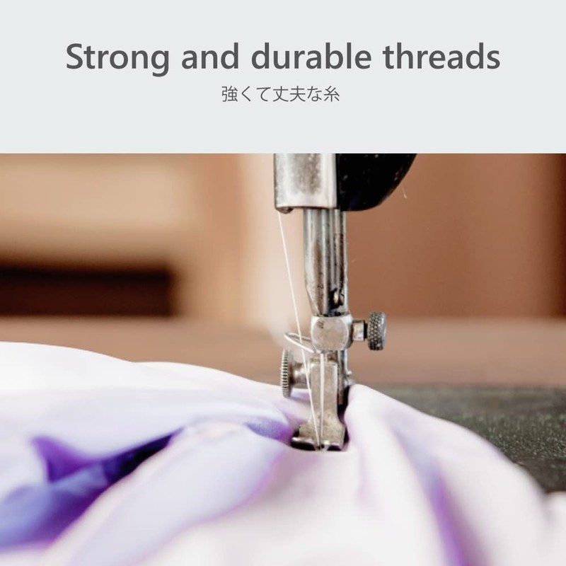 LEONIS Polyester All-Purpose Sewing Threads 110 Yards/100m 2pcs [ 78306