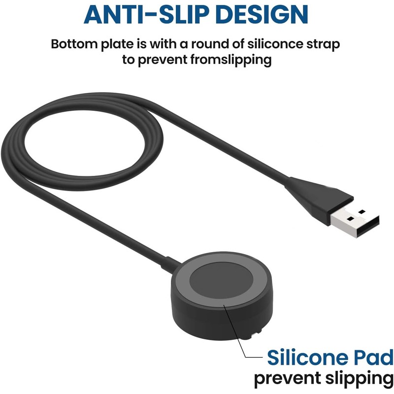 2-Pack Charger for Garmin Fenix 8 43MM/47MM/51MM, 3.3ft Charging Cable&Stand