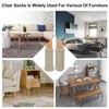 RCHYFEED Pack of 24 Furniture Leg Socks, Knitted Chair Legs