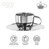 Oggi Taza y platillo de doble pared con platillo (4