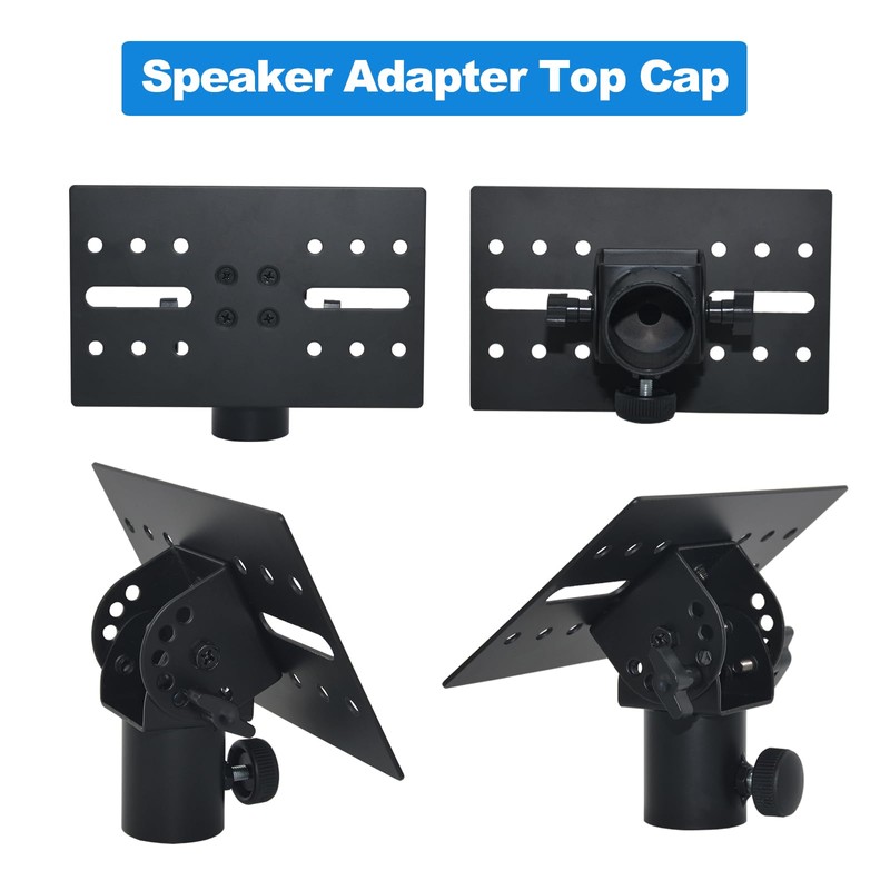 Howonder Speaker Stand Adapter, Adjustable All Metal 35mm Speaker Adapter
