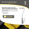 Boldrini Mini Nylon 6mm Roller Ideal for Varnishes and Solvent
