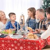 Emma Barclay Christmas Table Cloth, Round Machine Washable Xmas Dining