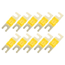X AUTOHAUX 10pcs 40A AFS Mini ANL Fuse for Car Truck Motorcycle Boat Audio CDs