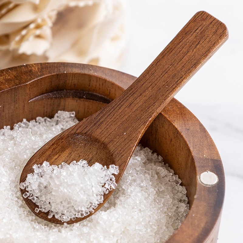 Salt Box Swivel Lid,Sea Salt Container Box Built-in Spoon -