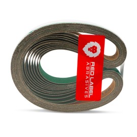 Red Label Abrasives 1 X 42 Inch 80 Grit Metal Grinding Zirconia Sanding Belts, 12 Pack