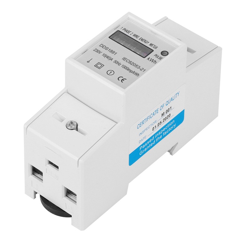 Single Phase Meter DDS1891 High Accuracy 2P Counter Rail Energy