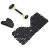 3pcs Obsidian Facial Roller Gua Sha Board Therapy Blindfold Beauty