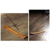 TRENDBOX 30pcs Handmade Plain Wood Wooden Incense Stick Holder Burner